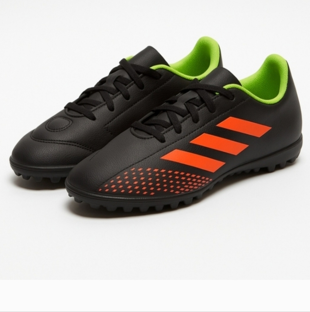Adidas Black and Orange Soccer Shoes